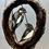 Thumbnail: Downy Woodpecker Duo in Wood Knot - Ready to Ship