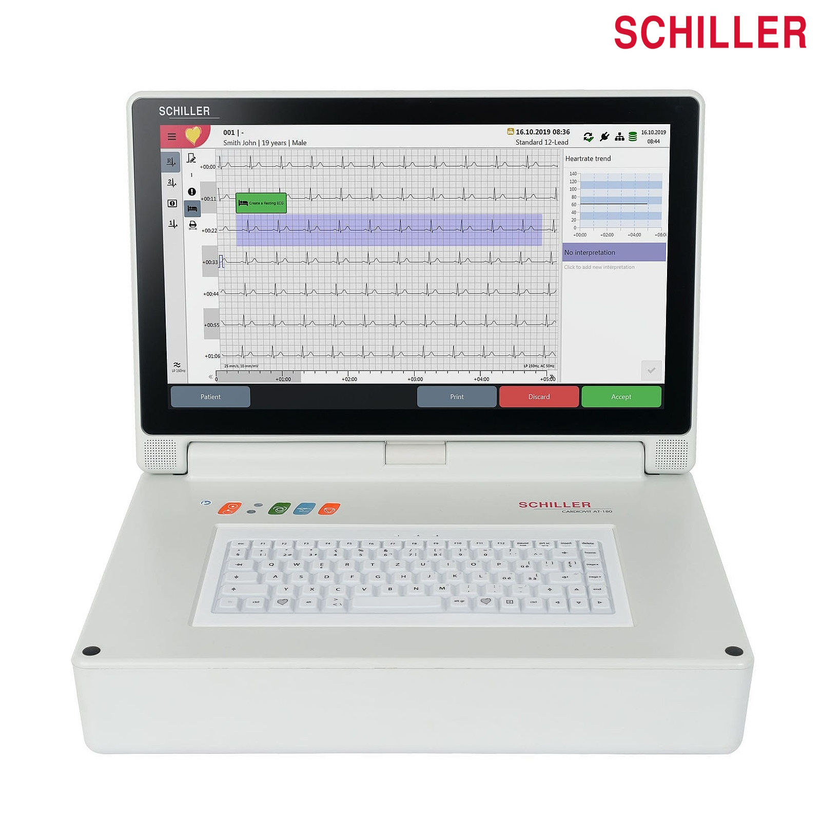 Электрокардиограф Schiller CARDIOVIT AT-180 16 канальный