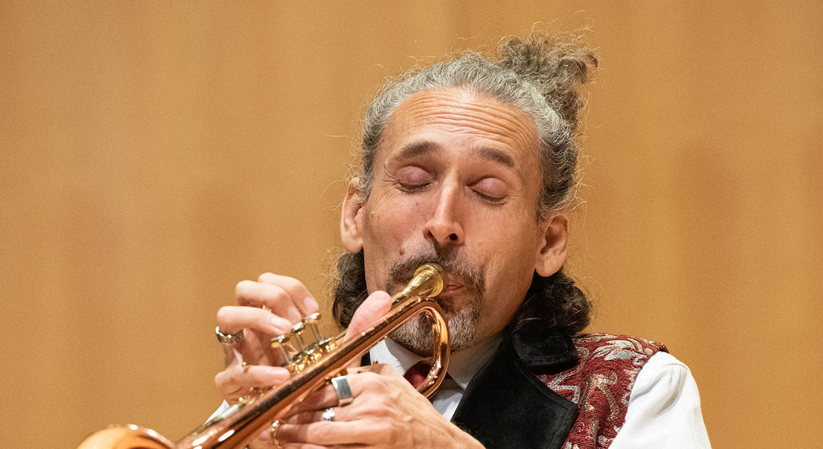 Jazz trumpeter John Daversa on stage