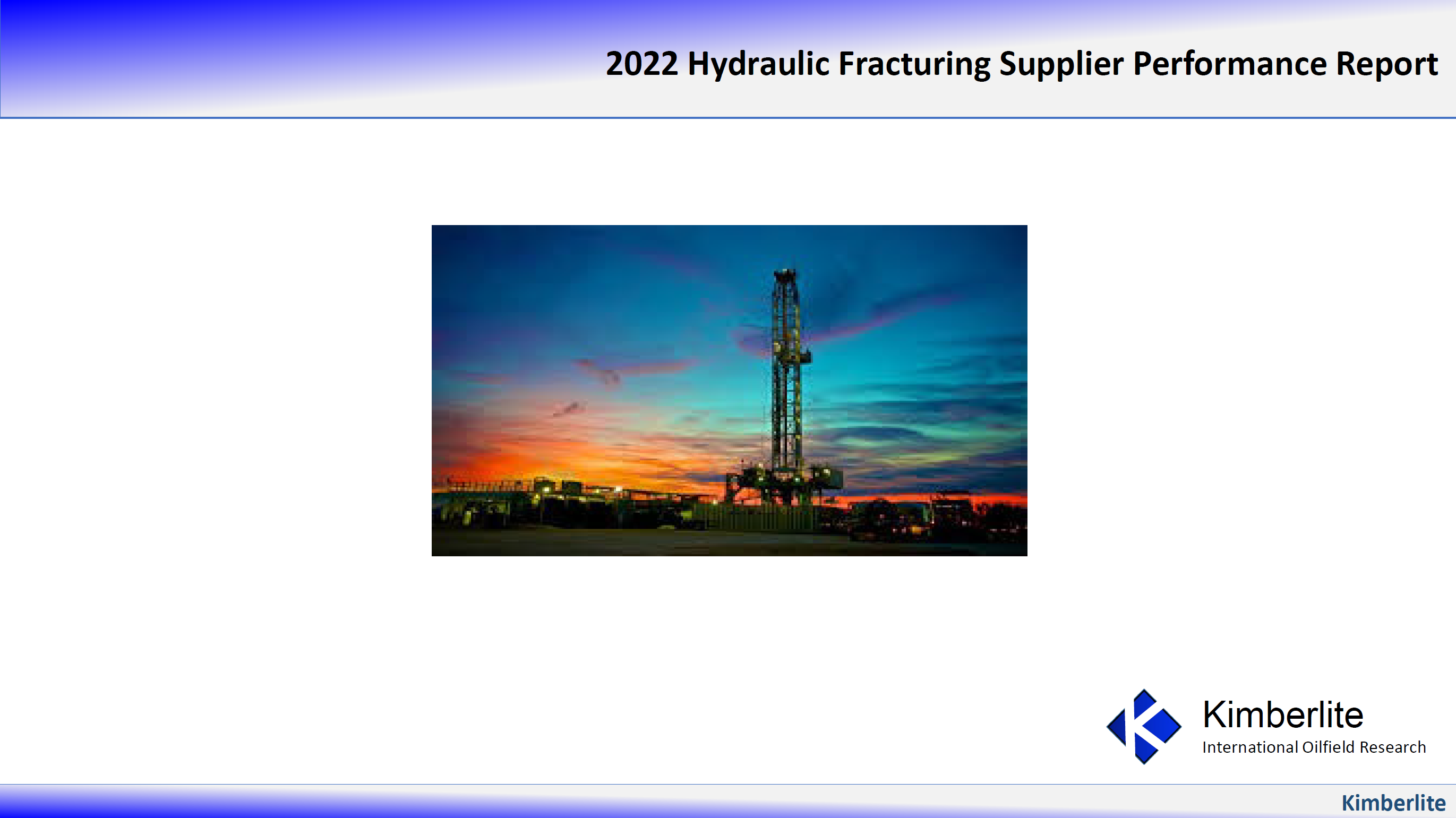 WEBINAR Hydraulic Fracturing Equipment and Services kimberliteresearch