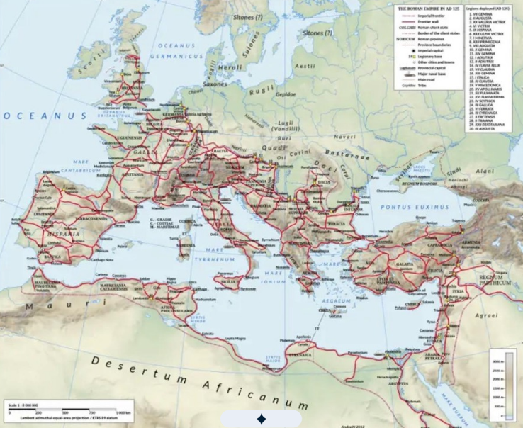 Un macroanálisis de 300.000 kilómetros de vías romanas demuestra que no todos los caminos conducían a Roma