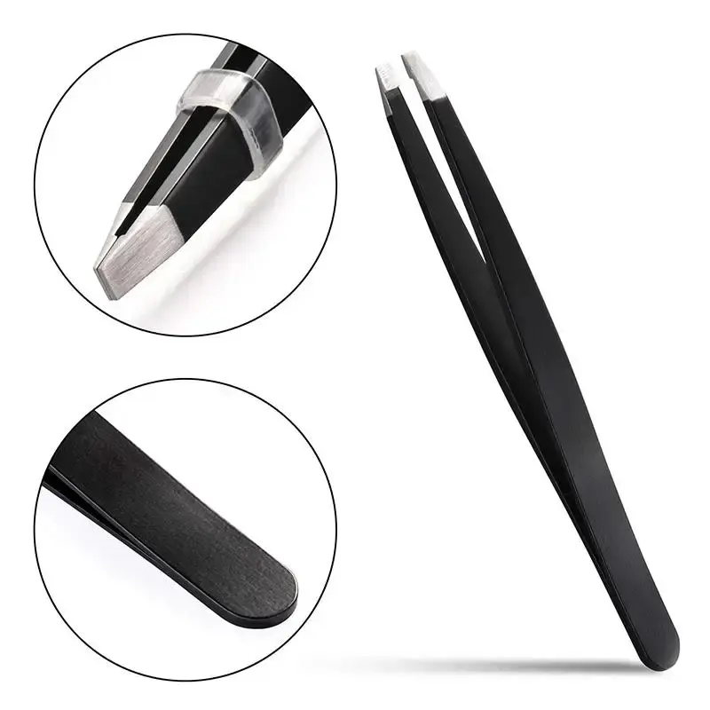 Miniaturbild: DUcare 3pc Professional Tweezers for Eyebrows Lash Twizzer Stainless Steel