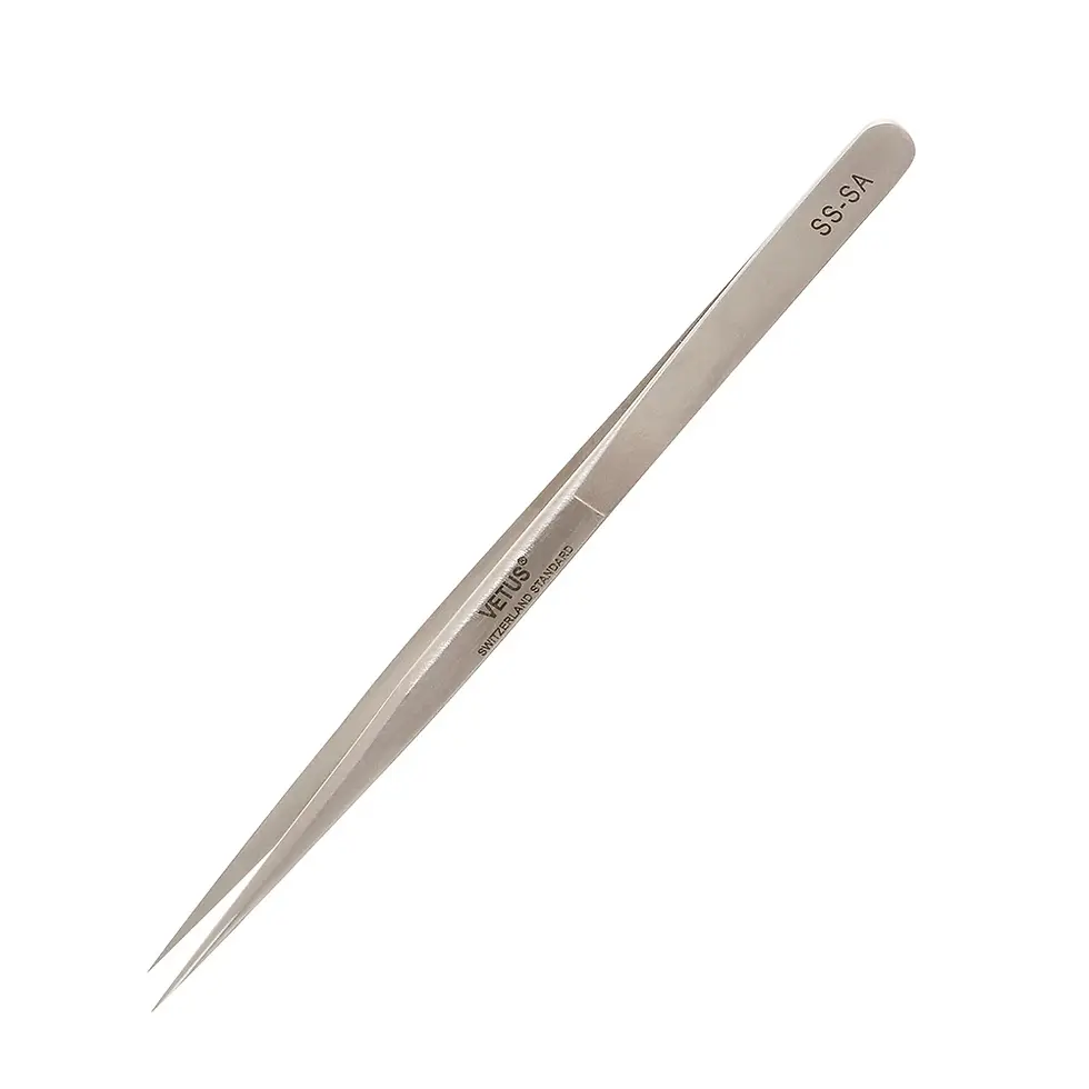 Thumbnail: VETUS 1 Pcs Volume Lash Tweezers Stainless Steel Eyelash Tweezers for Eyelash