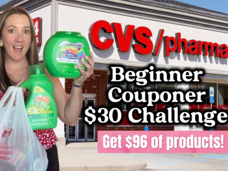 CVS Haul - Easy $30 Challenge for Beginners! Save 72% 5/3-5/10