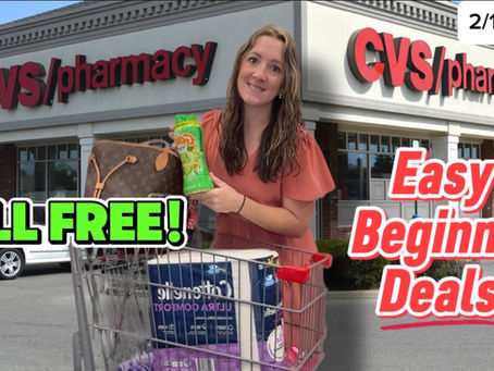 CVS Haul - Save 65% this week | All Beginner Friendly Deals! 2/15-2/28