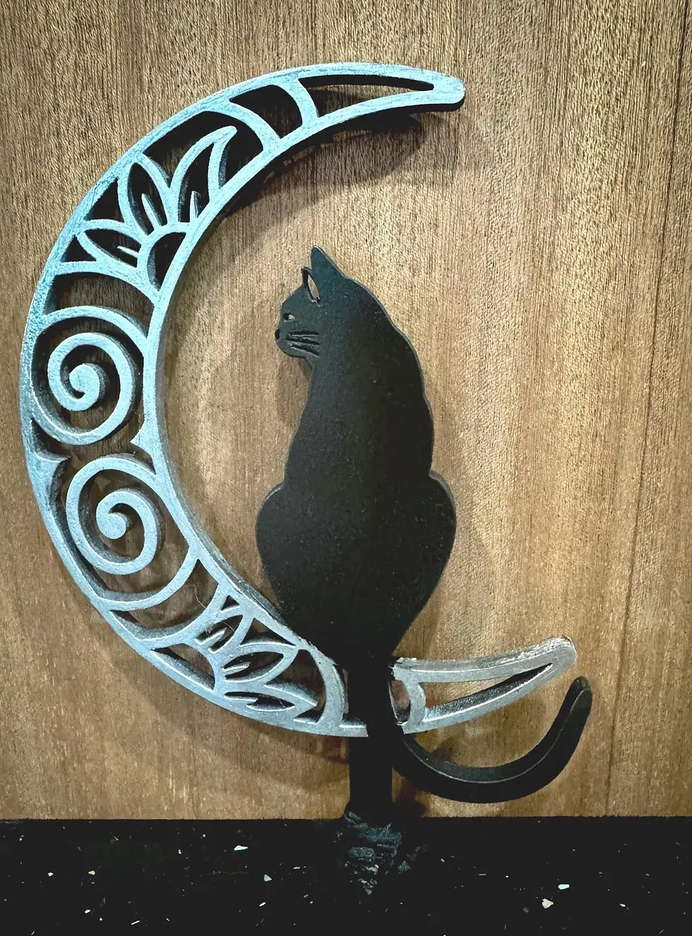 Black Cat Tree Topper no backer