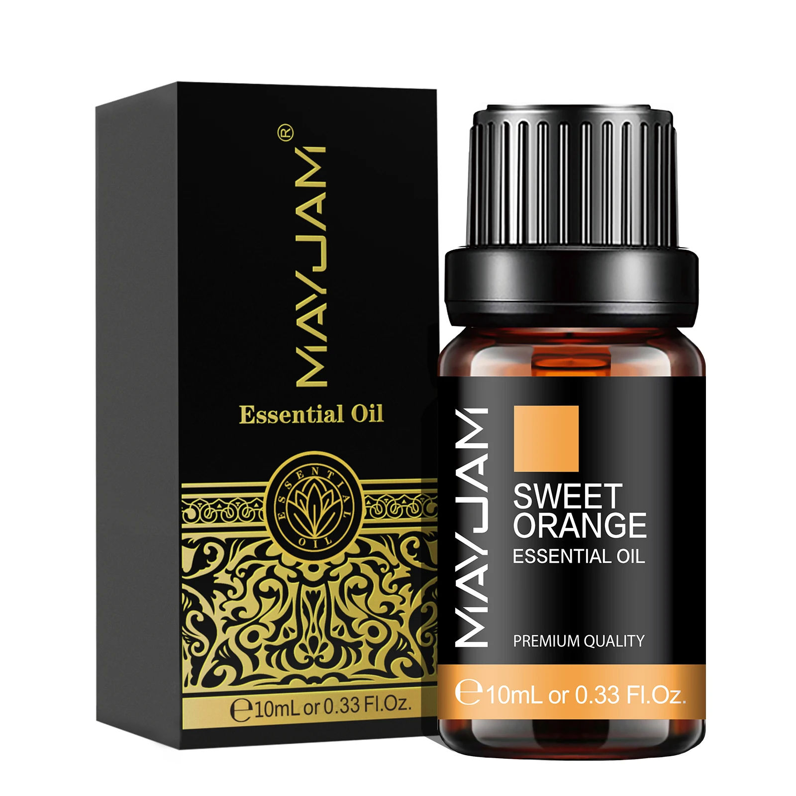 MAYJAM Pure Sweet Orange Essential Oil – 10ml Aromatherapy Grade