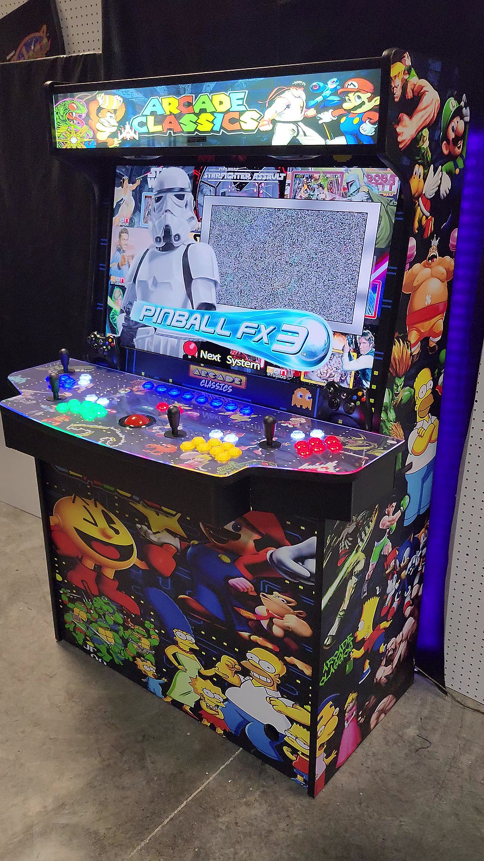 Thumbnail: 43" 4K 4-Player Upright Arcade Game (Special Order Artwork)