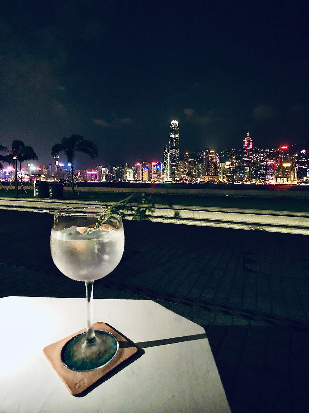 West Kowloon cultural district rest coffee gin