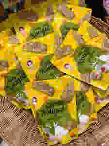 Salted egg yolk nougat