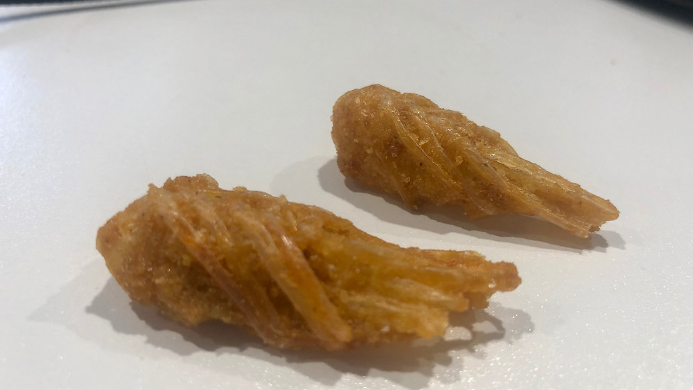 Salted egg yolk shrimp head