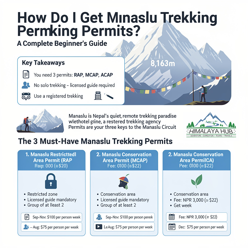 How Do I Get Manaslu Trekking Permits? A Complete Beginner's Guide