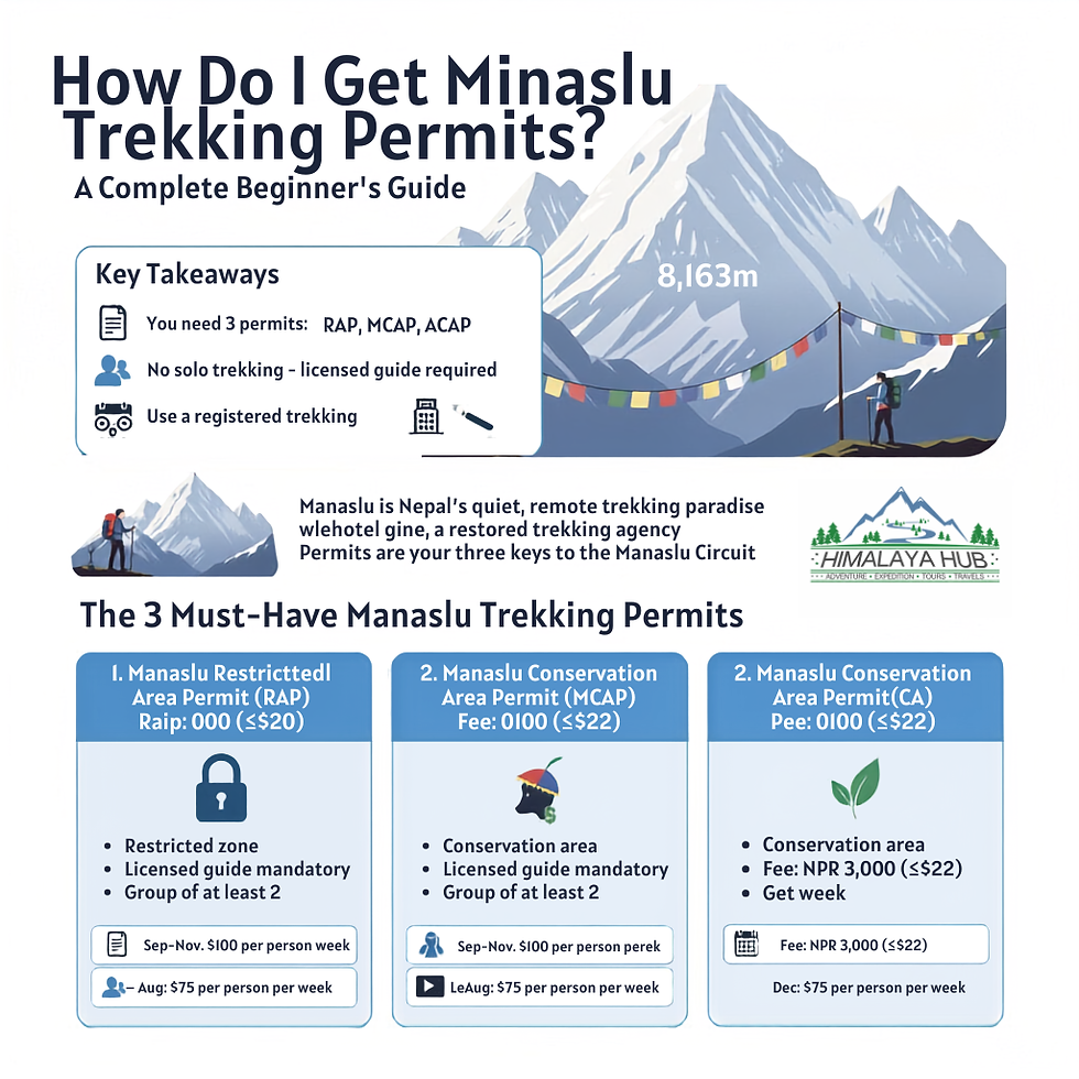 How Do I Get Manaslu Trekking Permit