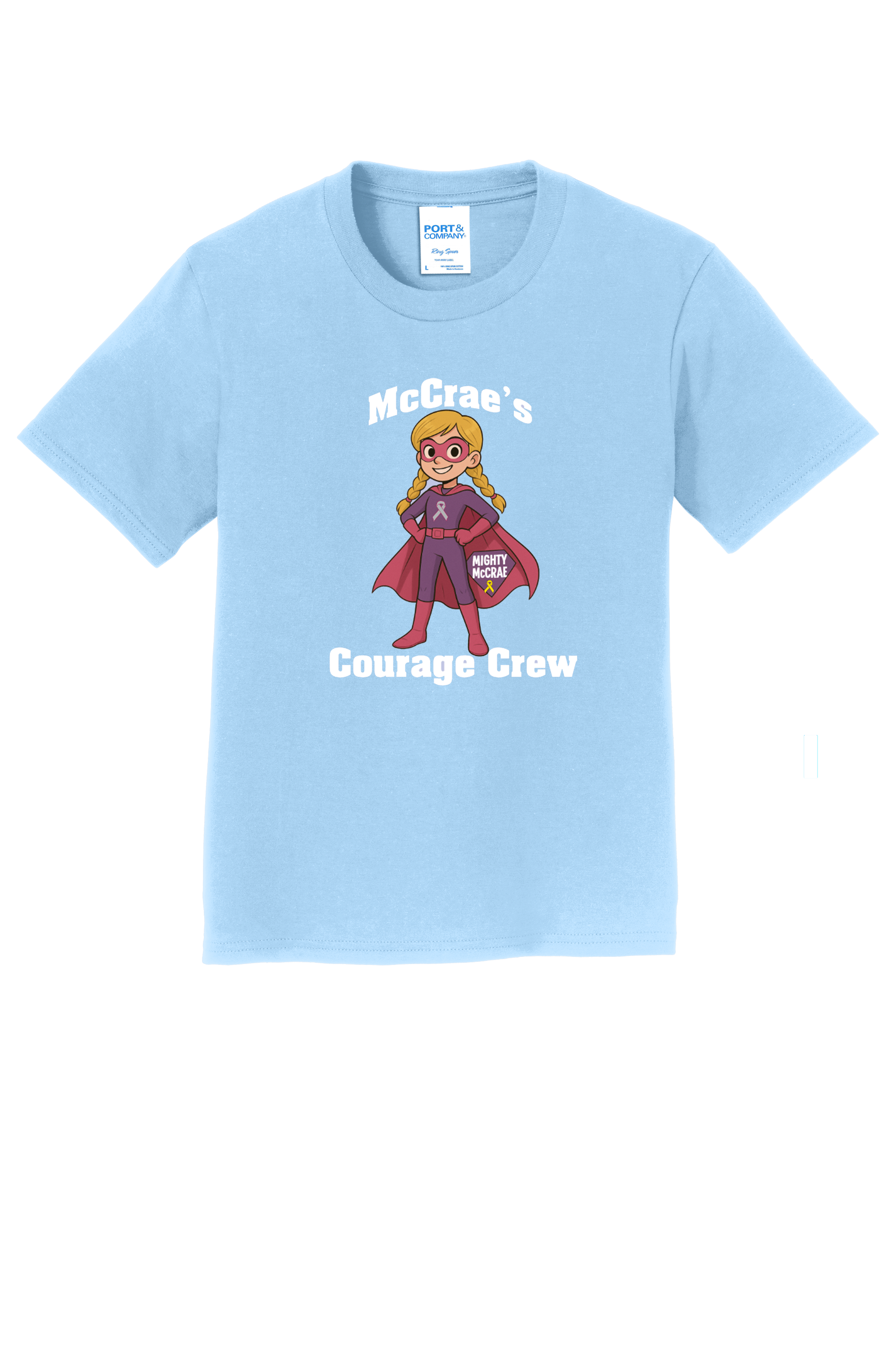 Supper hero McCrae's Supports squad shirt ADULT