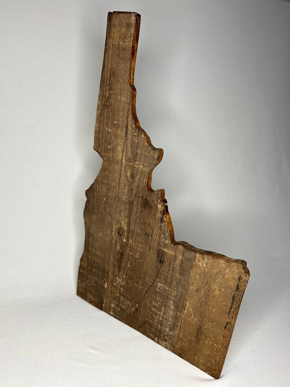 Thumbnail: Wood Idaho Sign