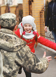 Soldier and Family Reunion