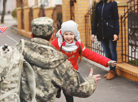 Soldier and Family Reunion