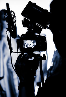 Filming Scene Silhouette