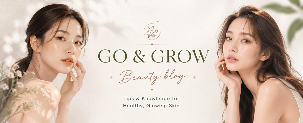 แบนเนอร์หมวดหมู่ Go & Grow Beauty Blog แหล่งรวมสาระความรู้ เทคนิคการดูแลผิวพรรณ และการปรับรูปหน้าให้สุขภาพดีโกลว์สวย - Go & G