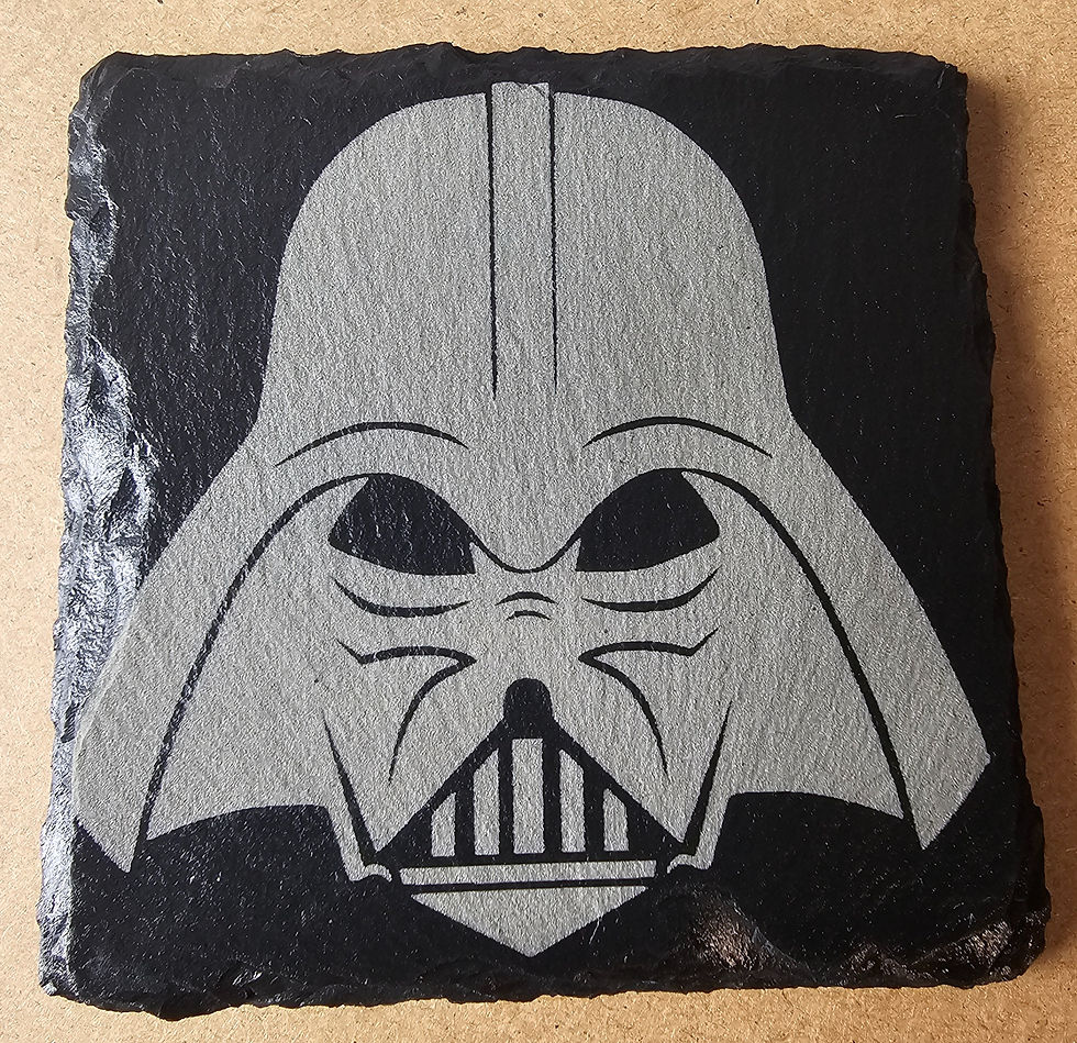 Thumbnail: Film inspired slate coaster designs