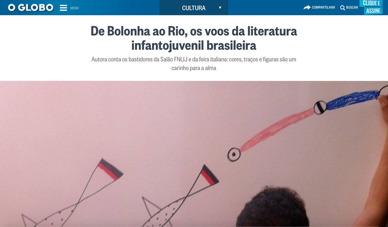 Texto publicado no site O Globo