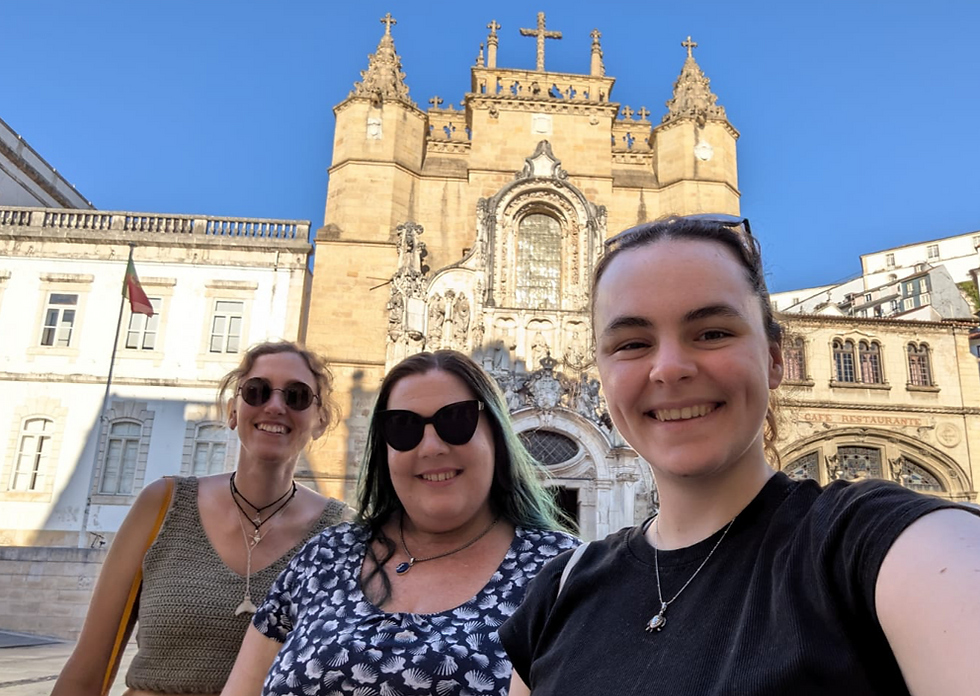 Left to right: Katie Bickerton, Ellie Knight-Rolfe, and Sally Kunzig