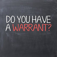 Do U Have Warrant Chalkboard clipart