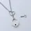 Thumbnail: Womens Slip Chain Necklace Heart Locker With Key long