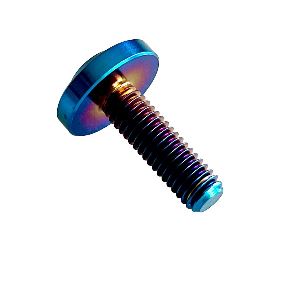 Thumbnail: Titanium Burnt M6x1.0 Torx Screws for Wide Compatibility (Set of 10)