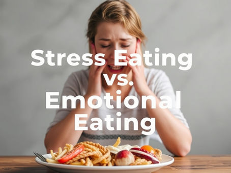 stress eating vs emotional eating