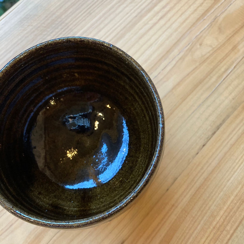 サムネイル： 王天家窯　斑・青唐津丸カップ（王ー43）