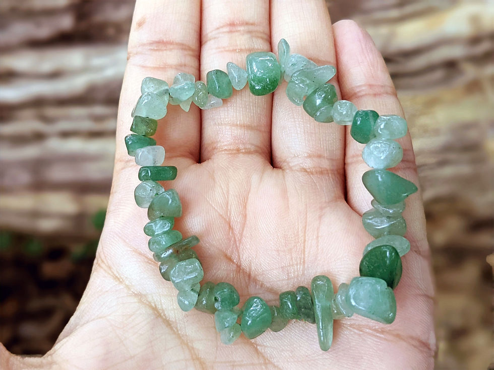 Thumbnail: Green Aventurine Chipped Bracelet