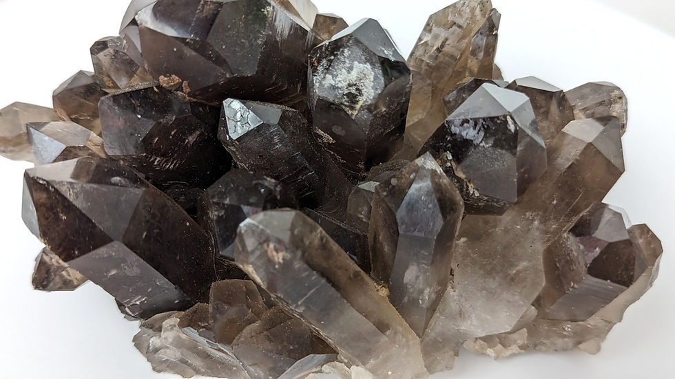 Thumbnail: Smoky Quartz Cluster