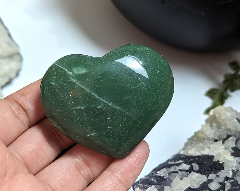 Thumbnail: Green Aventurine Heart