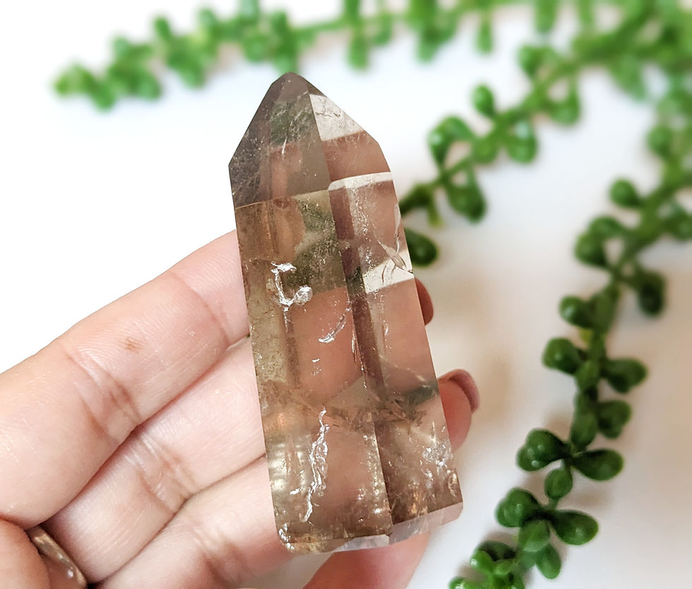 Thumbnail: Natural Smoky Citrine Tower