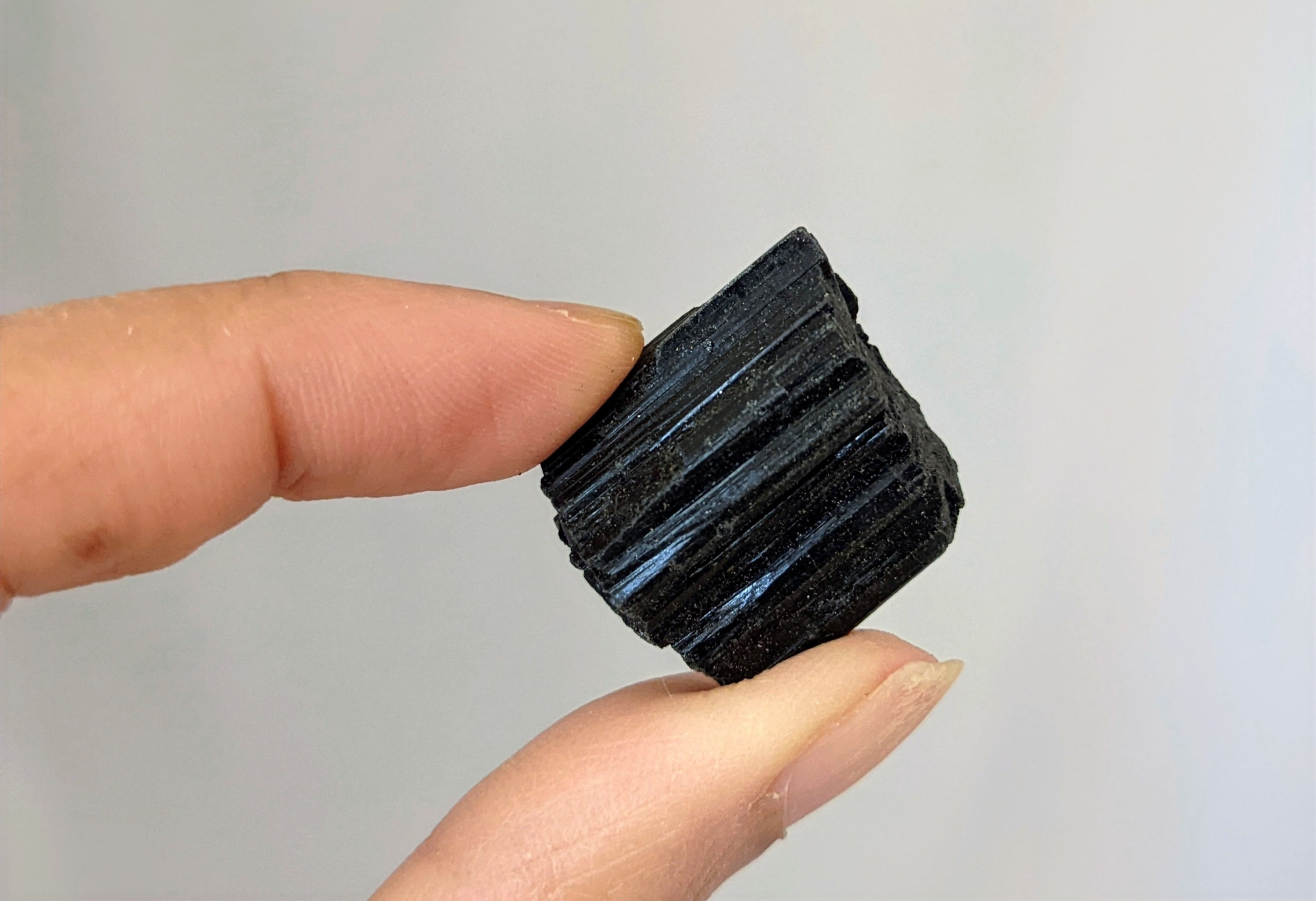 Black Tourmaline Rough Stone
