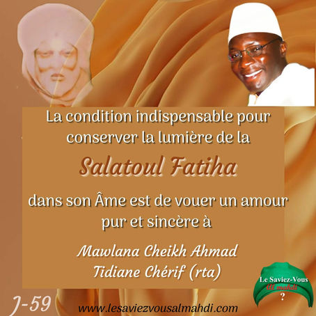 La lumière de la Salatoul Fatiha dans l’âme