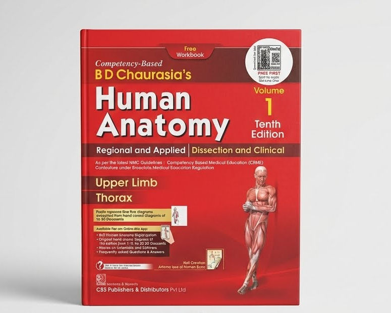 BD Chaurasia's Human Anatomy Vol-1: Upper Limb & Thorax (10th Edition)