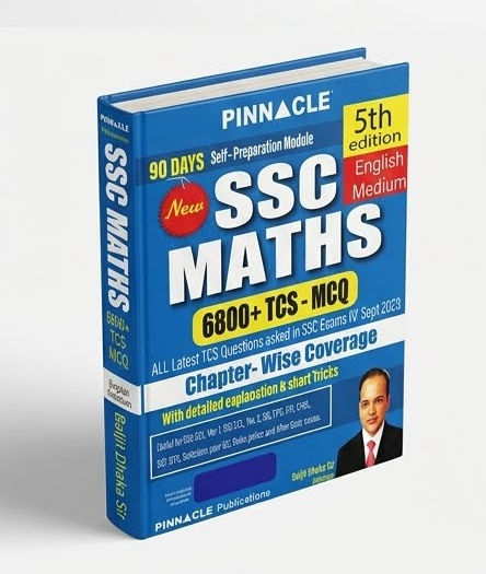 Thumbnail: Pinnacle SSC Maths 6800+ TCS-MCQ Chapterwise English Medium, 5th Edition — 90 Da