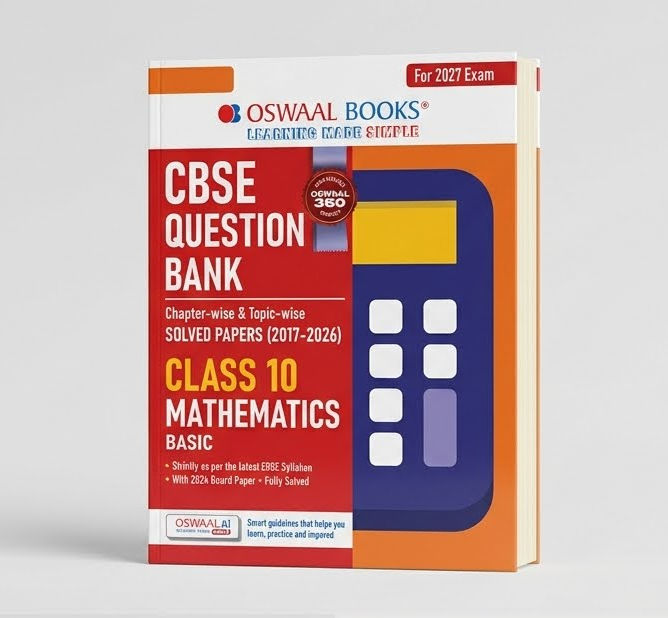 Oswaal CBSE Class 10 Mathematics Basic Question Bank Chapter & Topic-wise Solved