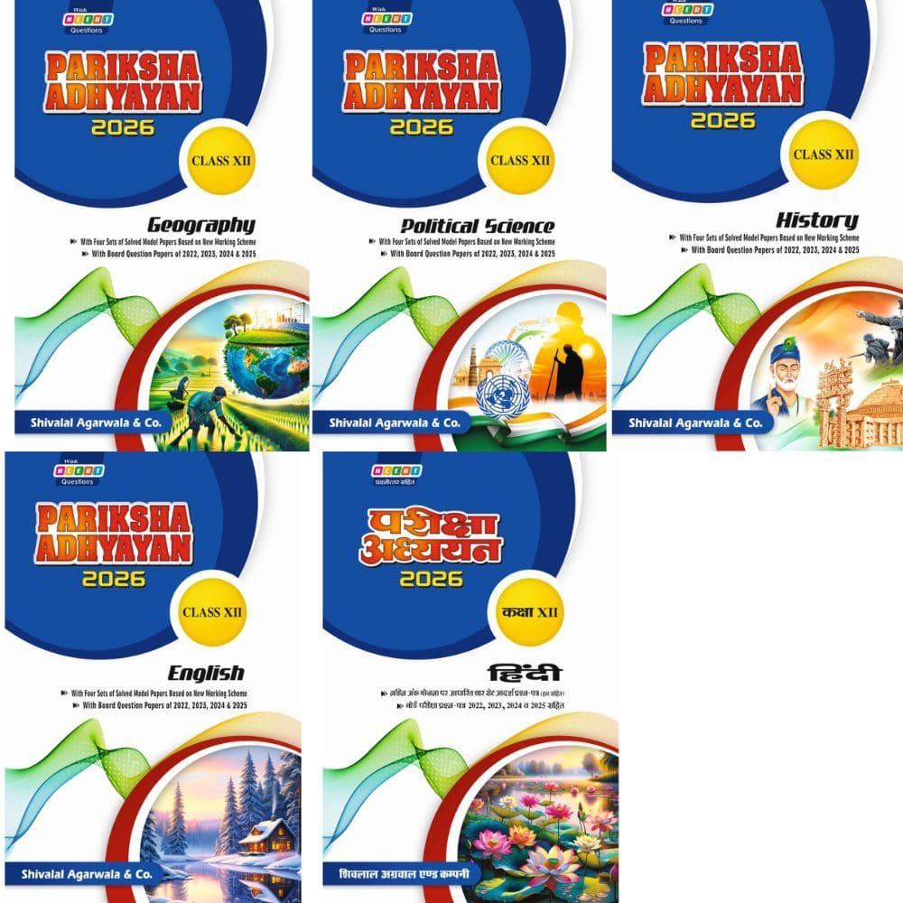 Pariksha Adhyayan  Arts SetClass 12th  English Medium