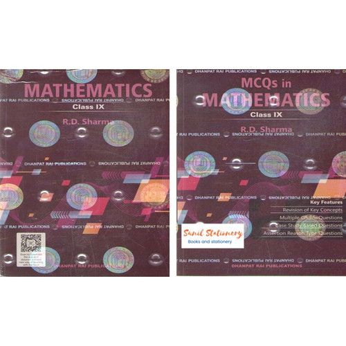 Mathematics For Class 9 - with MCQs (Set of 2 Books) - CBSE - R.D ...
