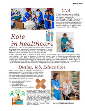 CNA's role in Healthcare