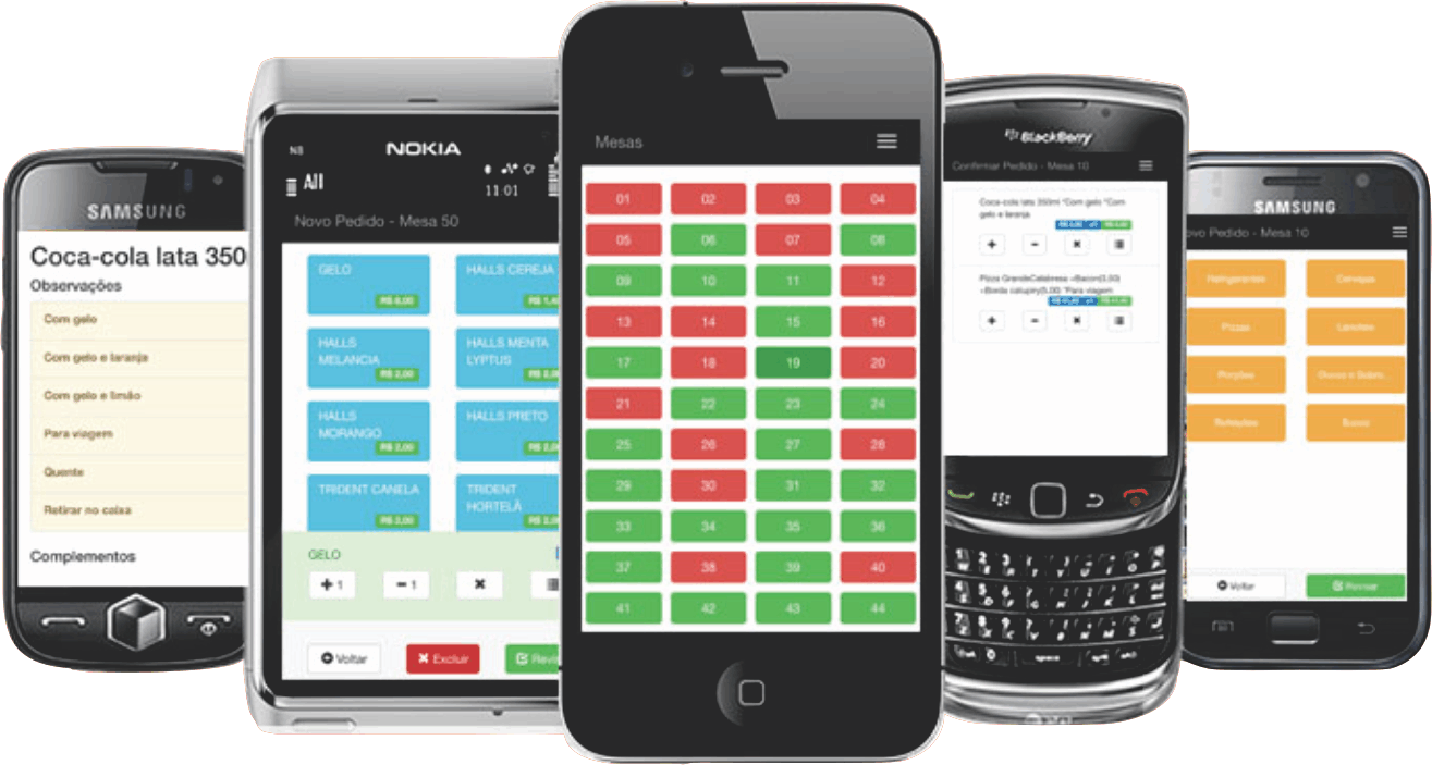 Software com o módulo Comanda Eletrônica