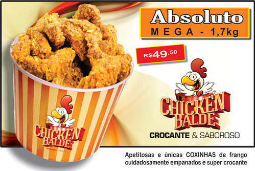 Absolute Chicken CHICKEN ABSOLUTO MEGA (GRANDE) | chicken-balde
