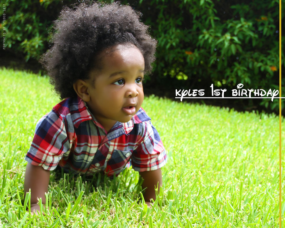 kyles 1st birthday 2