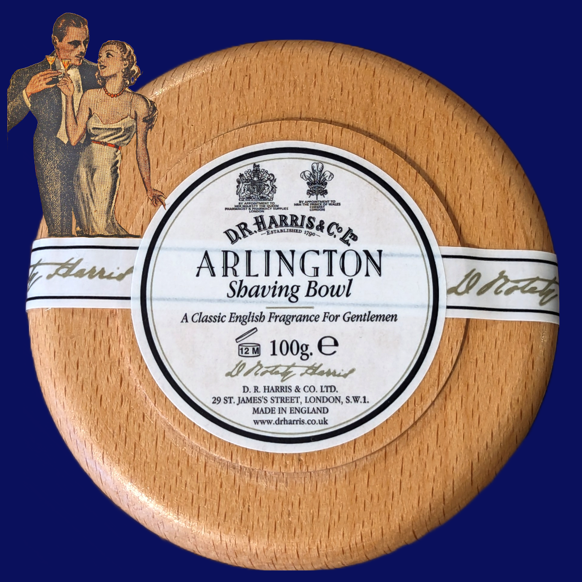 DR Harris Shaving Bowl & Soap - Arlington