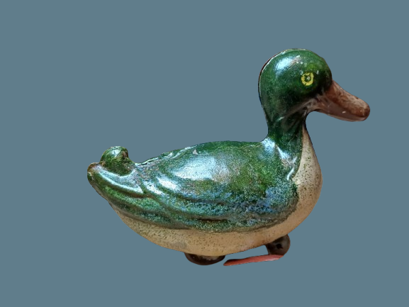 Thumbnail: Superb Working/waddling Tinplate Toy Duck