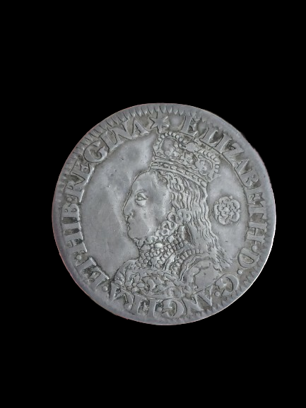 Obverse of 1562 Elizabeth I Milled Sixpence with Star mintmark