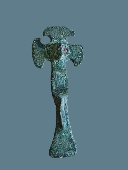 Thumbnail: Saxon Bronze Small Long Brooch 7thC
